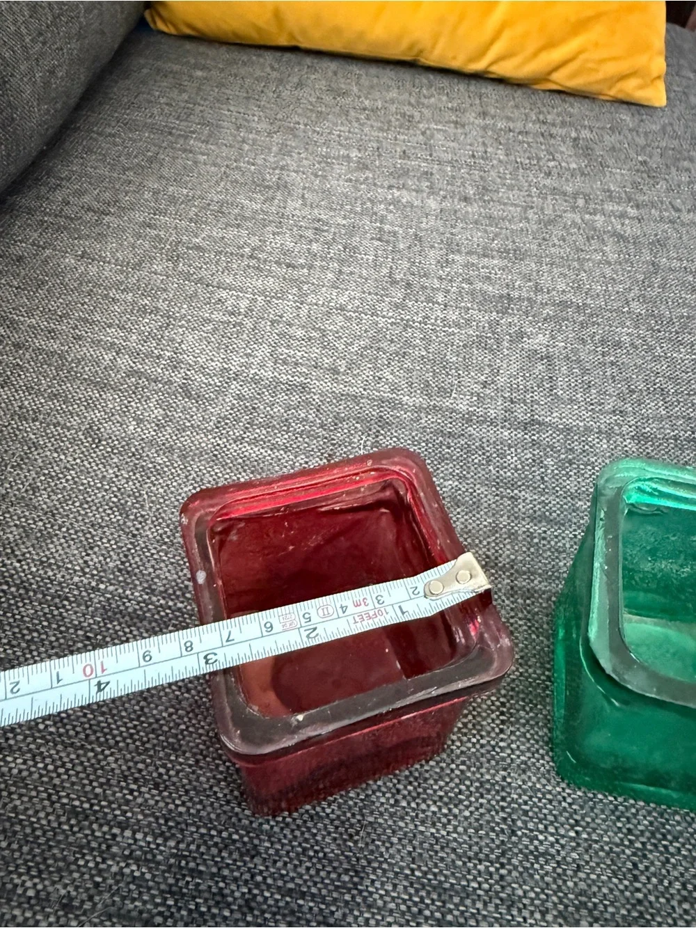 Red and Green Glass Votive Candle Holders - Home Accents Potterybarn